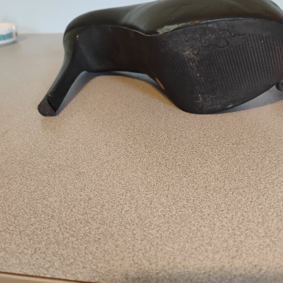 Jessica Simpson Black Peep Toe Platform Shoe, sz 8.5 - Picture 5 of 6